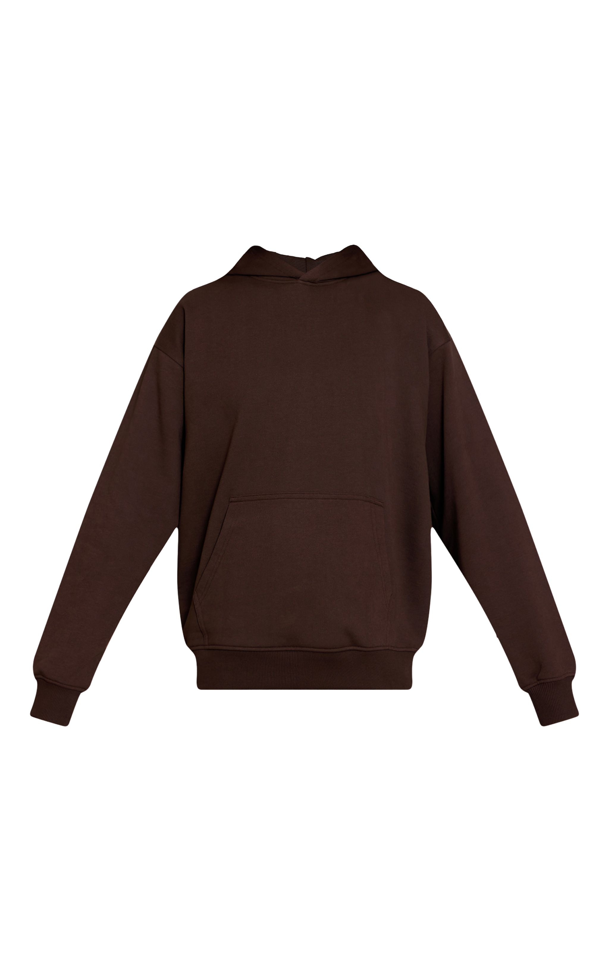 Chocolate 440 GSM Heavyweight Cotton Loopback Hoodie image 5