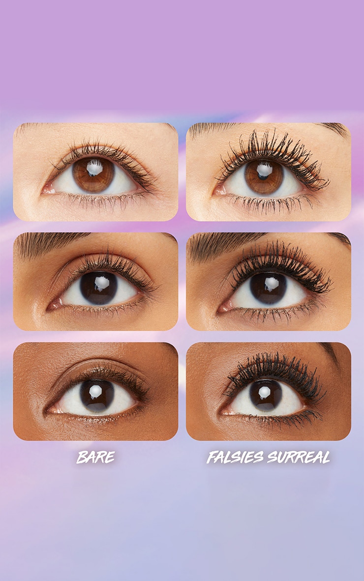 Maybelline Extension Mascara Length & Volume The Falsies Surreal Black image 2