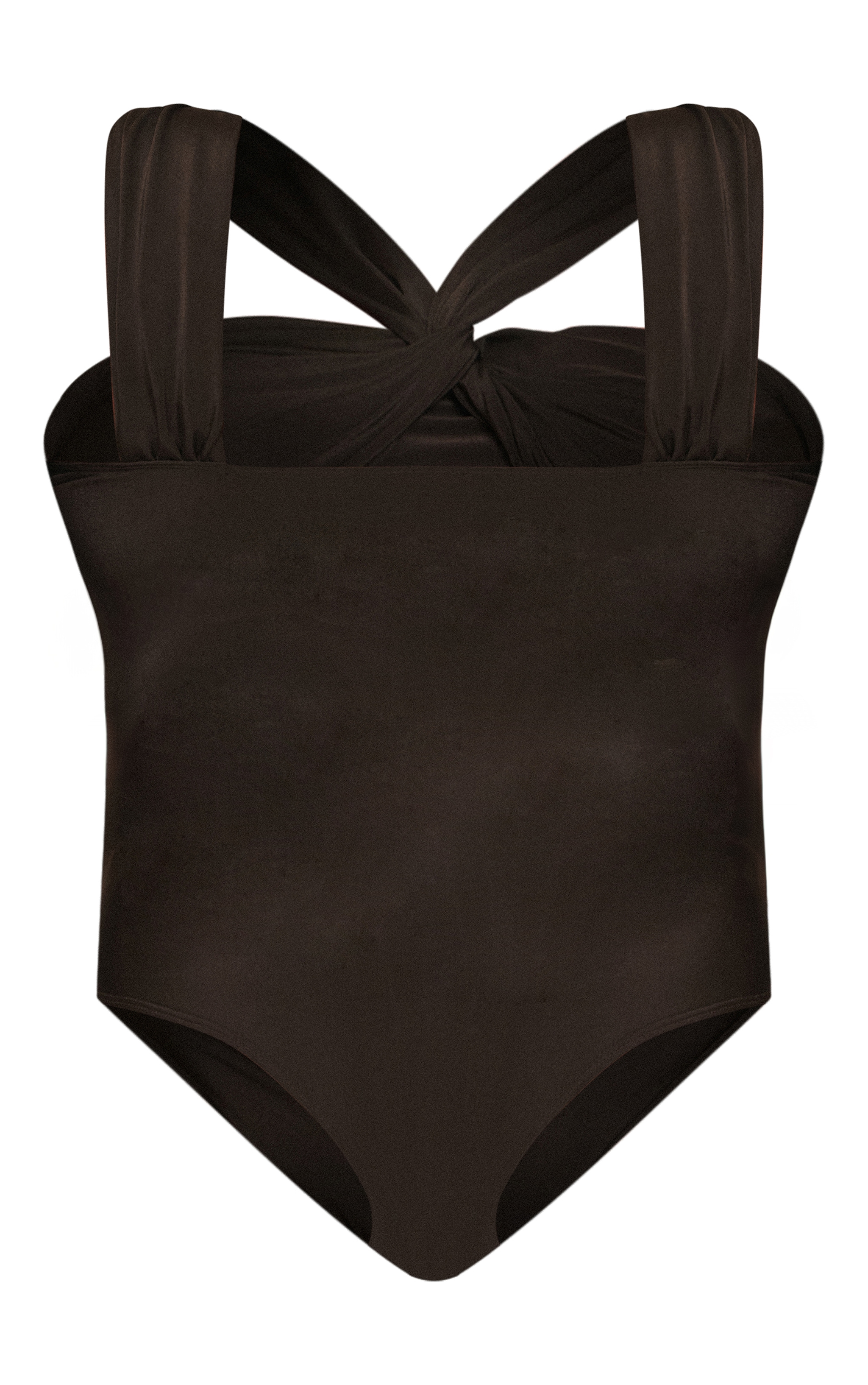 Plus Black Ruched Bust Swimsuit image 6