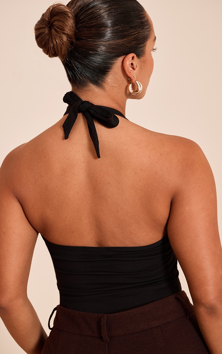 Shape Black Sculpt Halter Neck Bodysuit image 4
