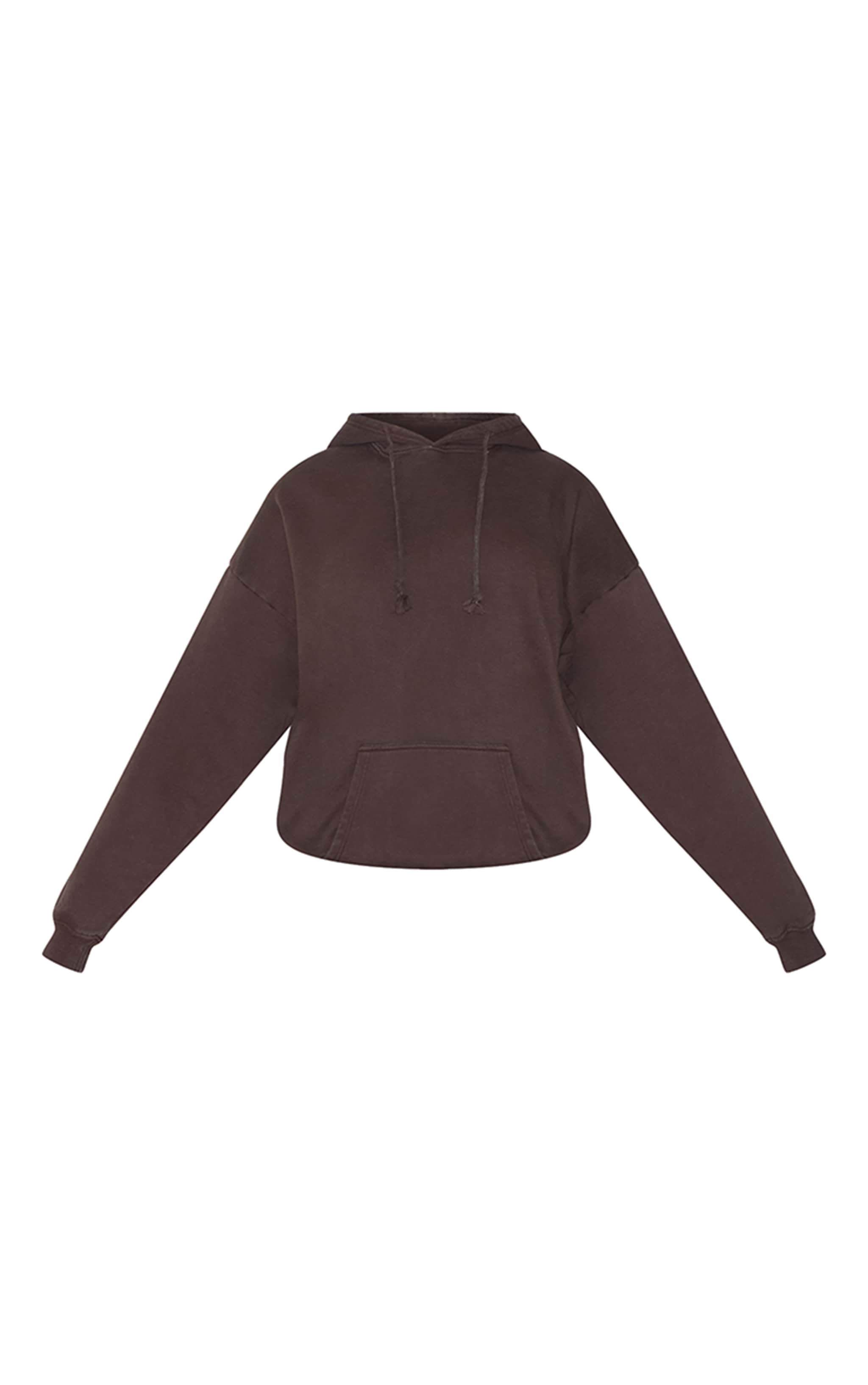 PRETTYLITTLETHING Shape Hoodie chocolat image 5