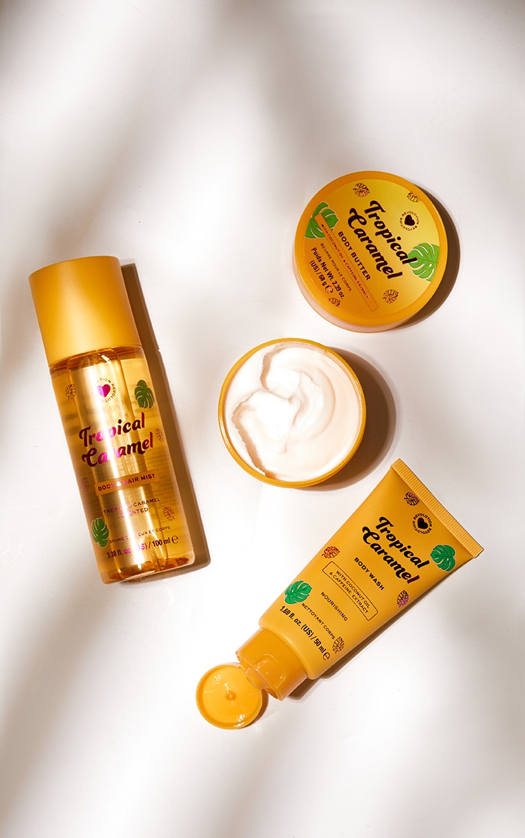 I Heart Revolution Tropical Caramel Bath Body Gift Set image 3