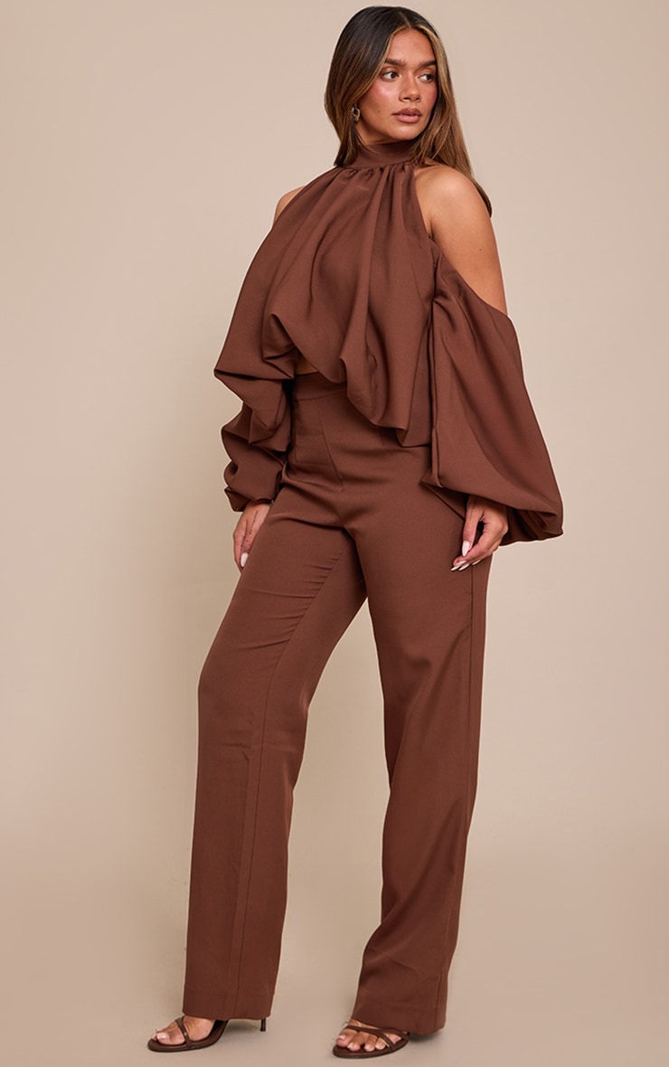 Shape Chocolate Tailored Straight Leg Pants image 2