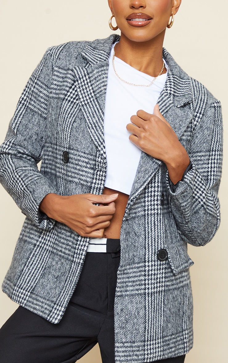 Blazer with Oversized Bow Detail - Black main image 1