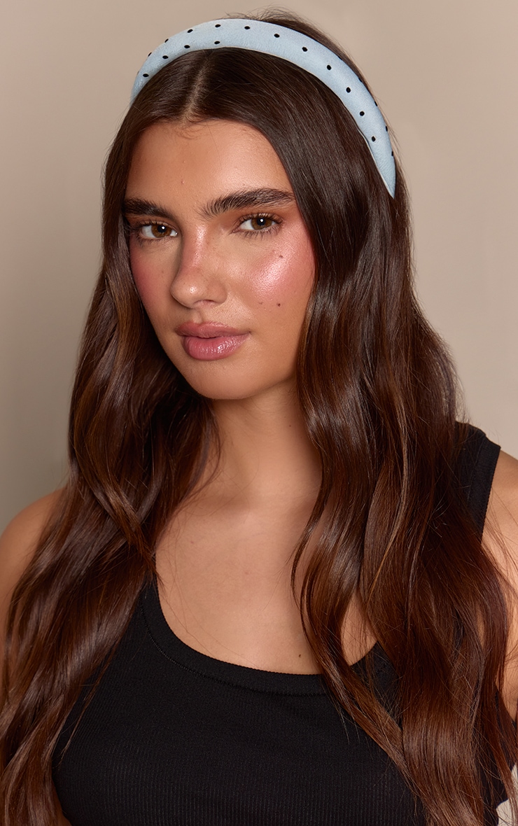 Blue Polka Dot Headband’