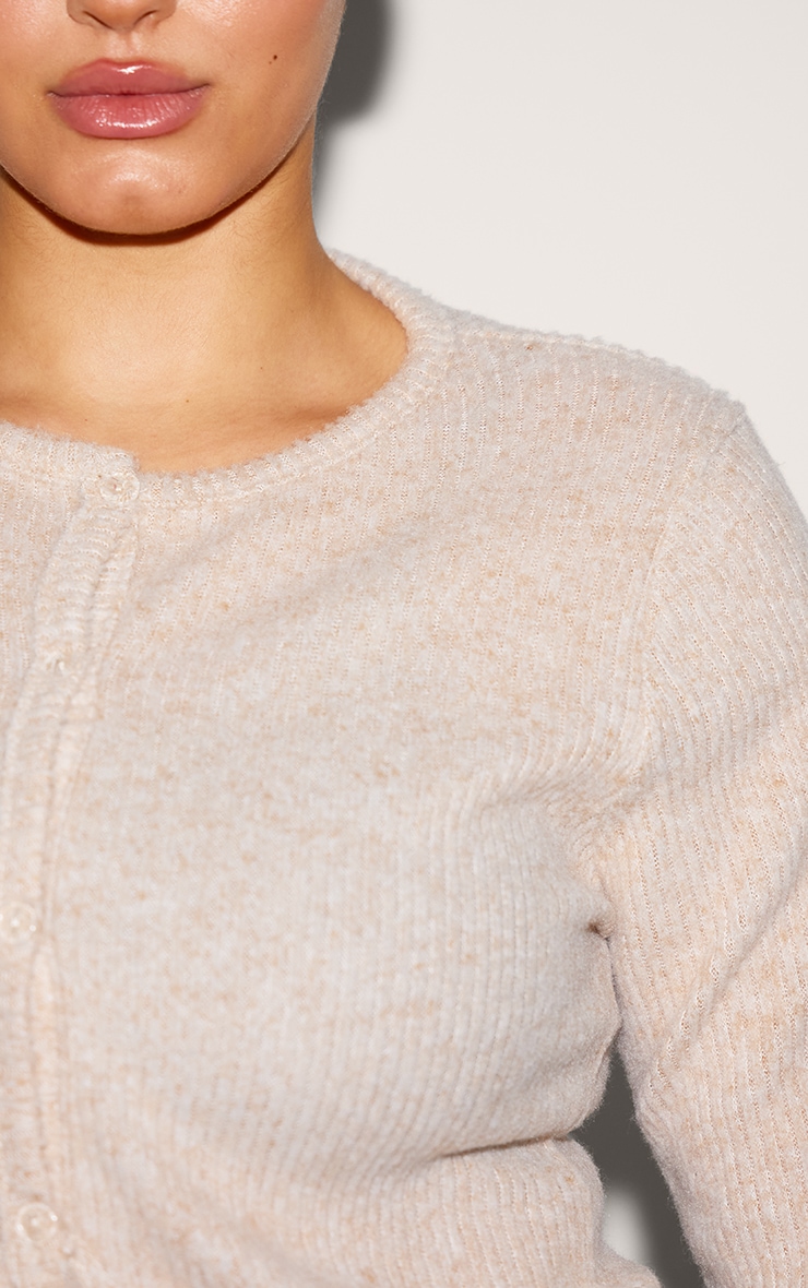 Plus Stone Brushed Rib Button Up Top image 4
