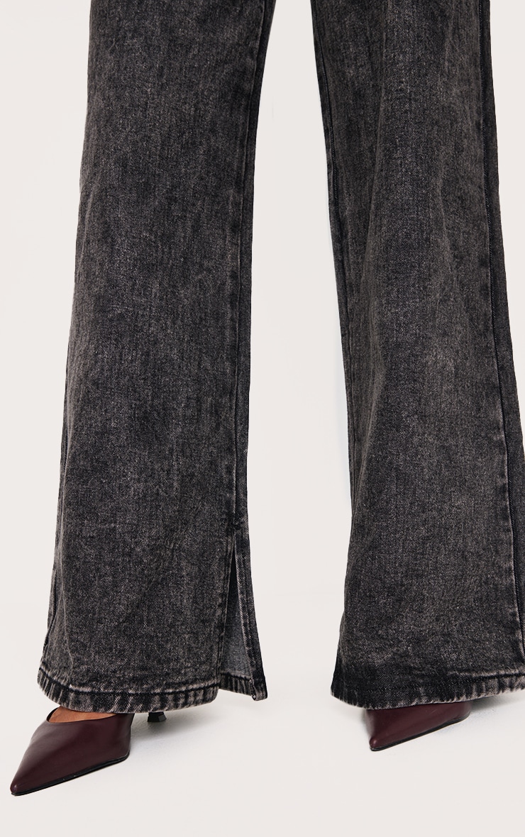 【MODERNIF】Mor Deep Grayish Wide Denim Pants TWP Ramblin Man Denim Mid-Rise Wide-Leg Jeans | Saks Fifth