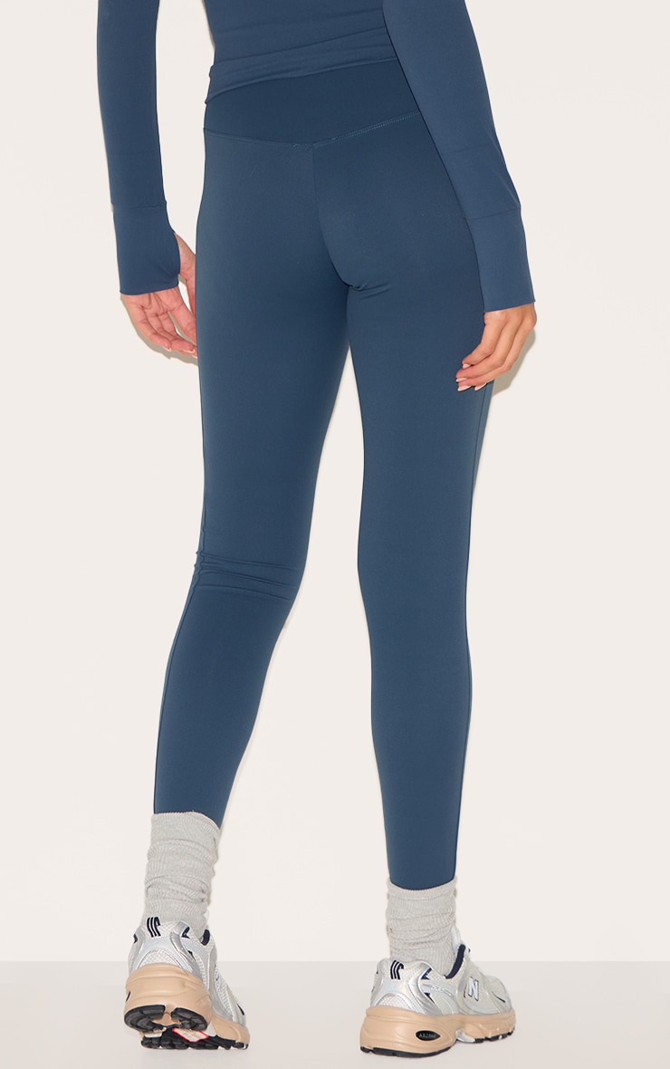 Midnight Blue Ultimate Sculpt High Waist Gym Leggings image 3