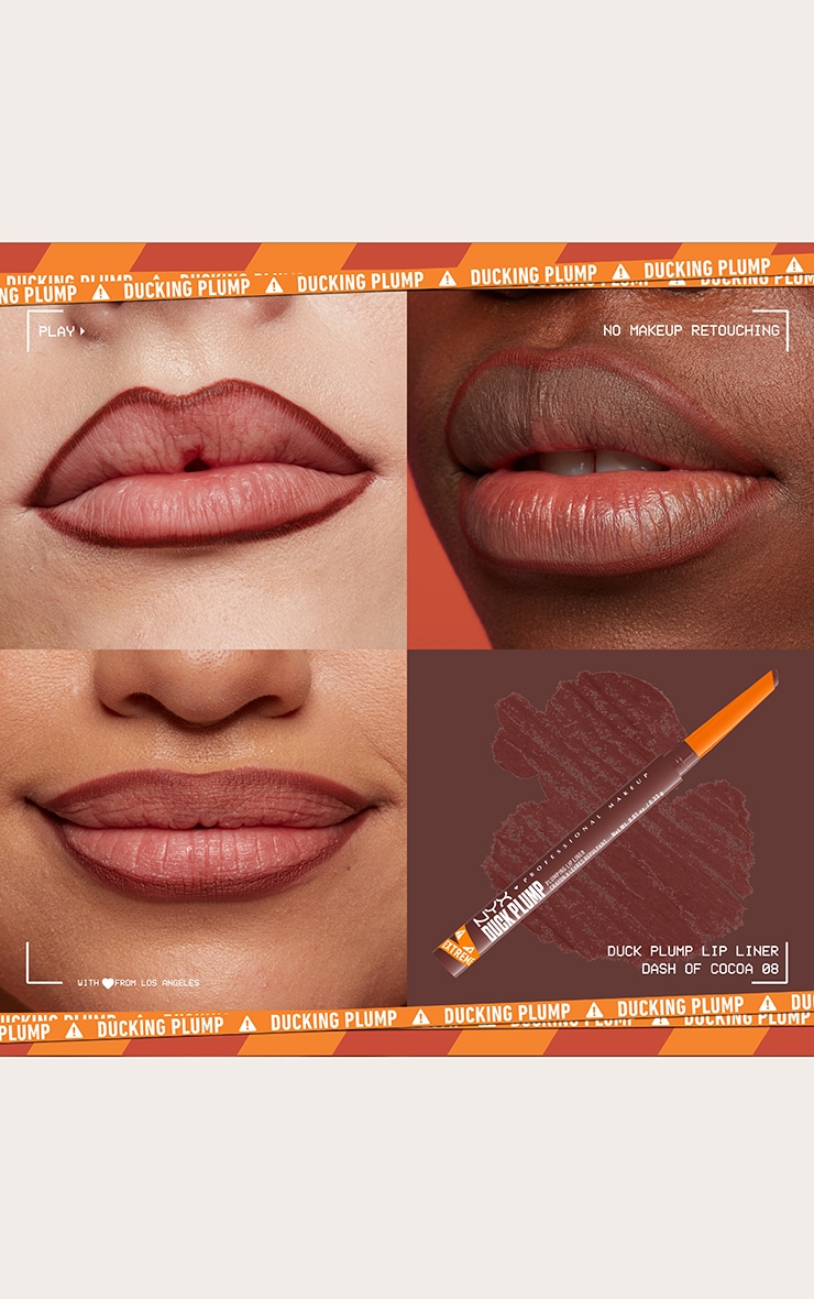 NYX PMU Duck Plump Plumping Lip Liner - Dash Of Cocoa image 2