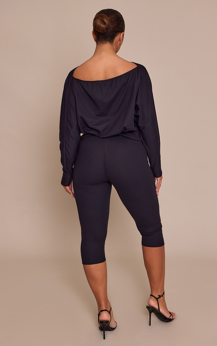 Shape Black Soft Touch Capri  image 3