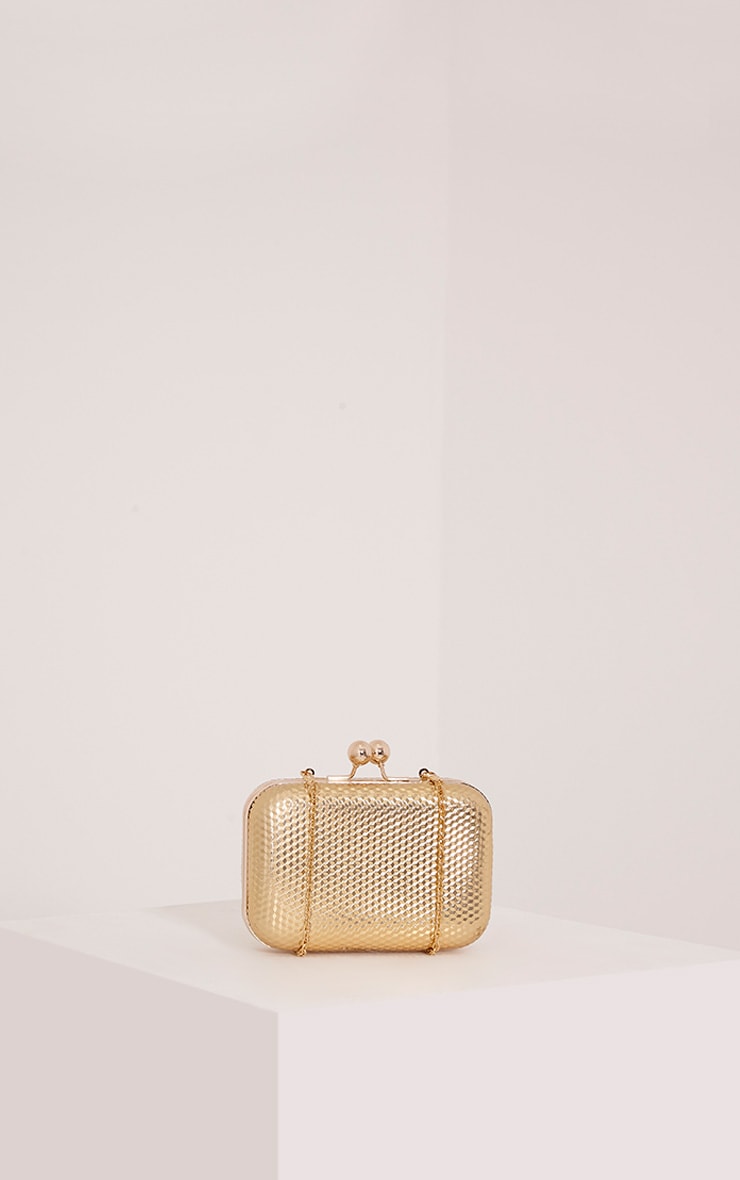 gold clutch box