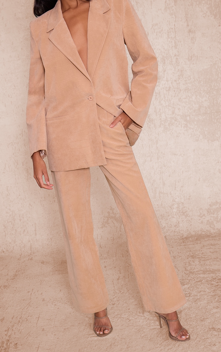 Stone Croc Embossed Mid Rise Pants image 2