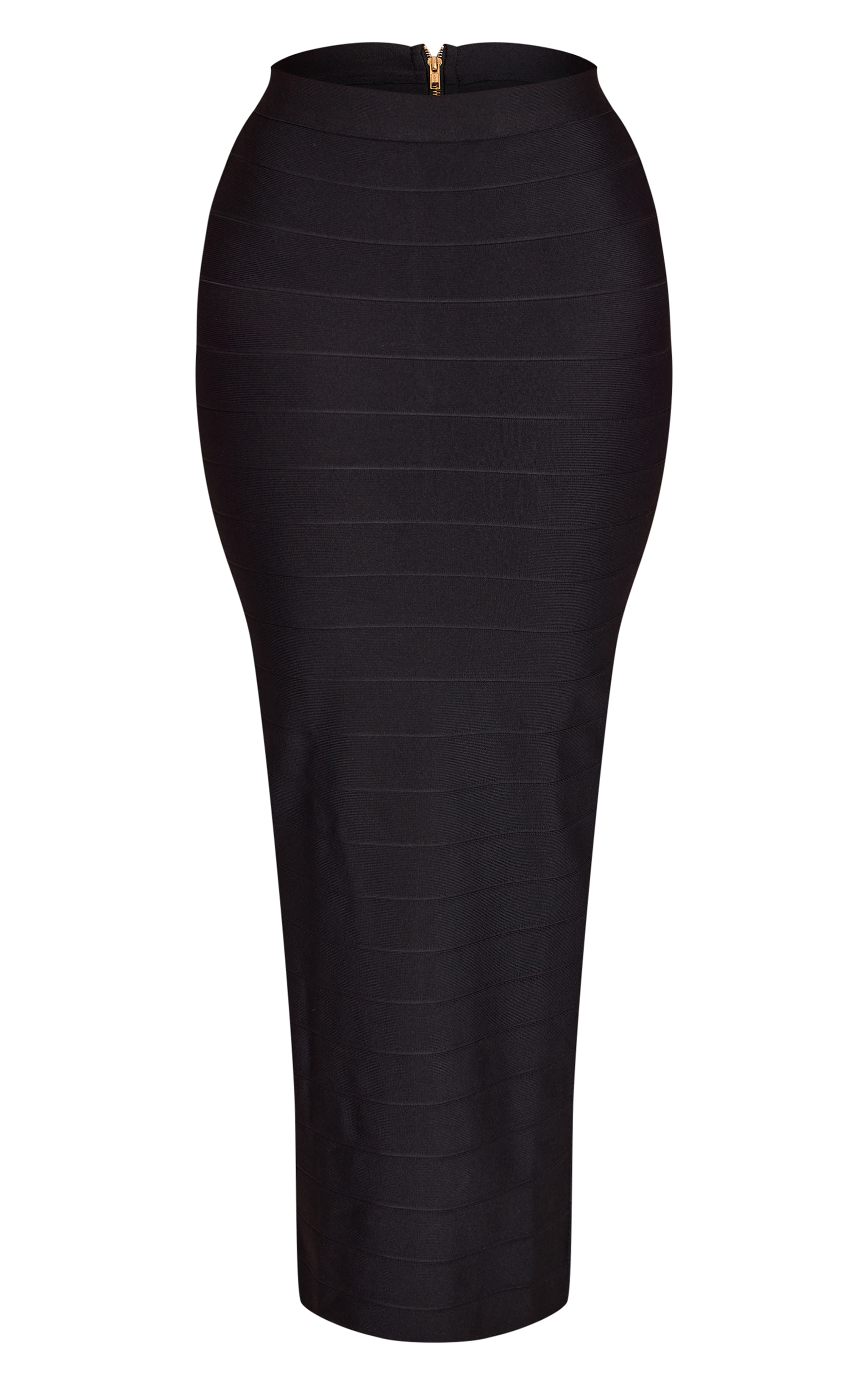 Shape Black Bandage Maxi Skirt image 5