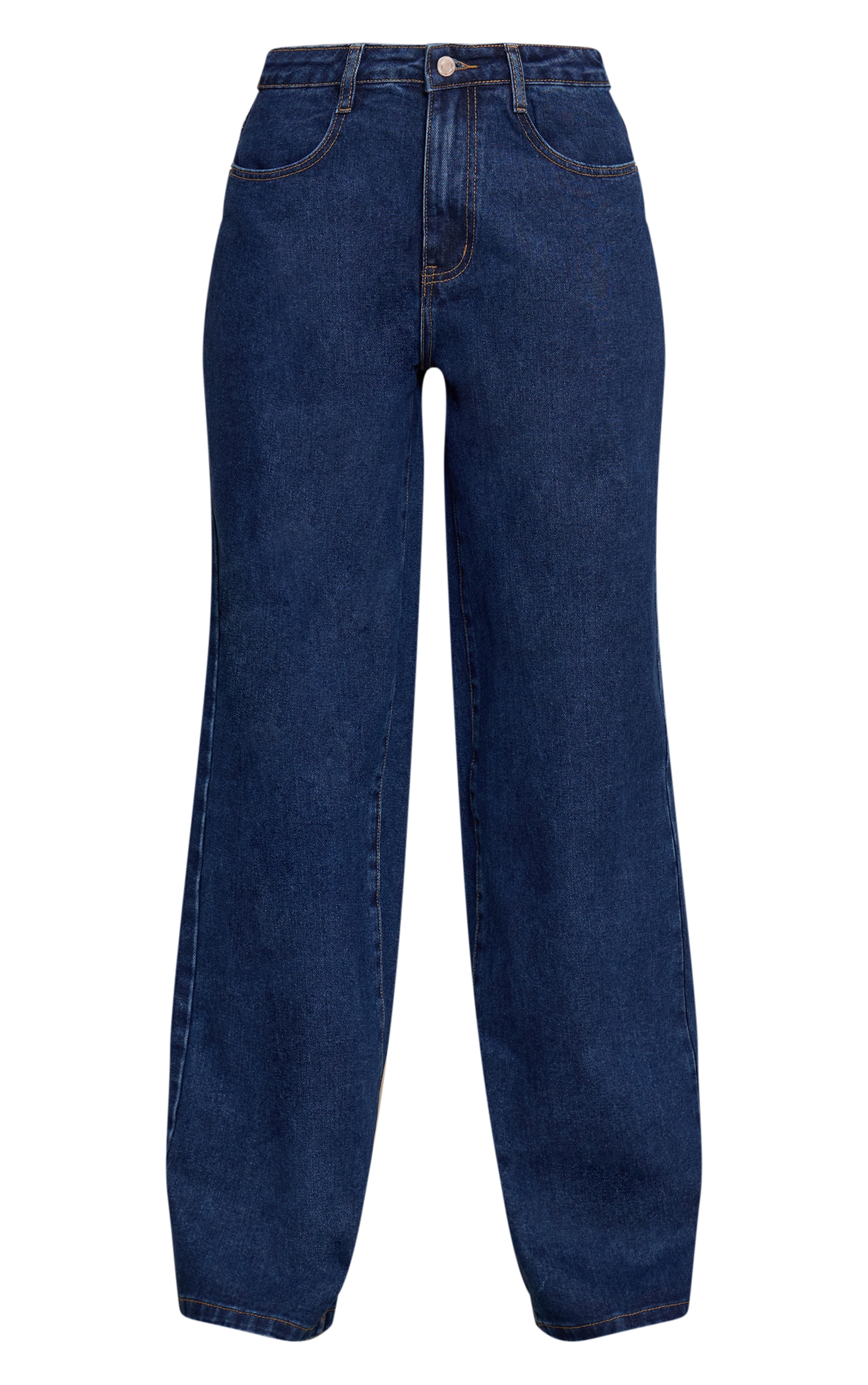 Tall Jean large indigo foncé à taille haute image 5