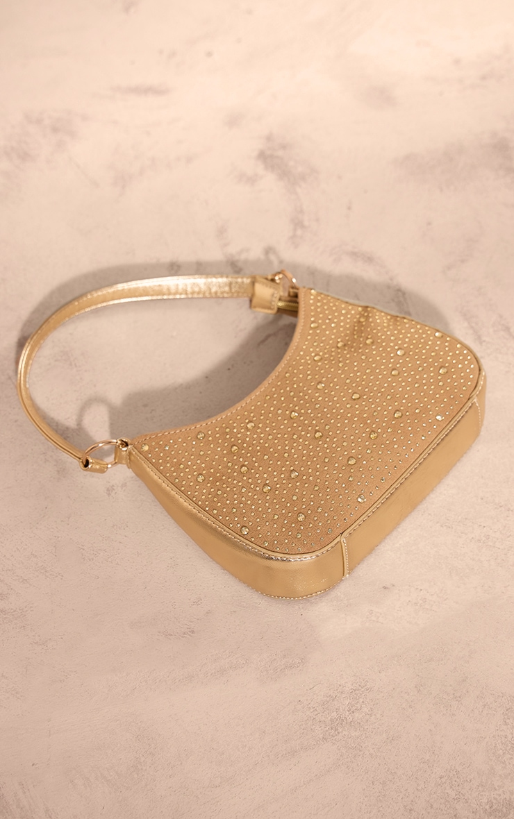Gold shoulder bag clearance
