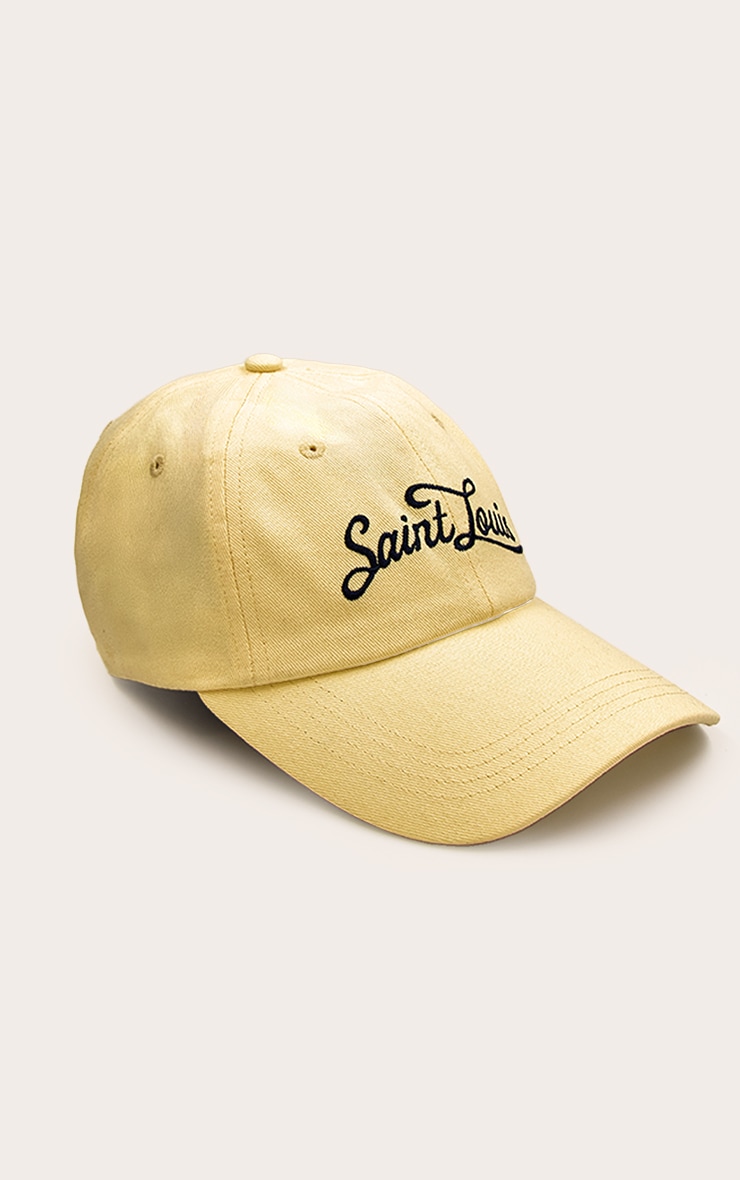 Casquette de baseball citron avec slogan Saint Louis image 3
