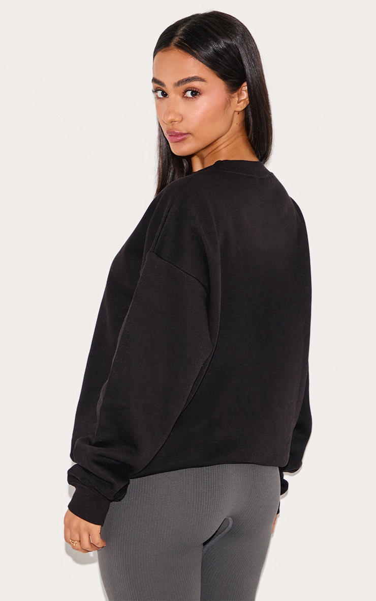 Petite Sweat oversize noir classique image 2