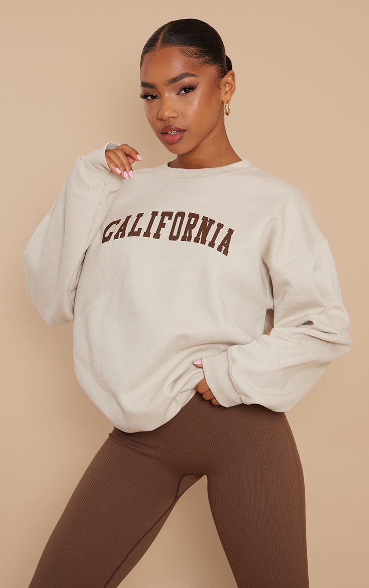 Stone California Print Sweatshirt image 1
