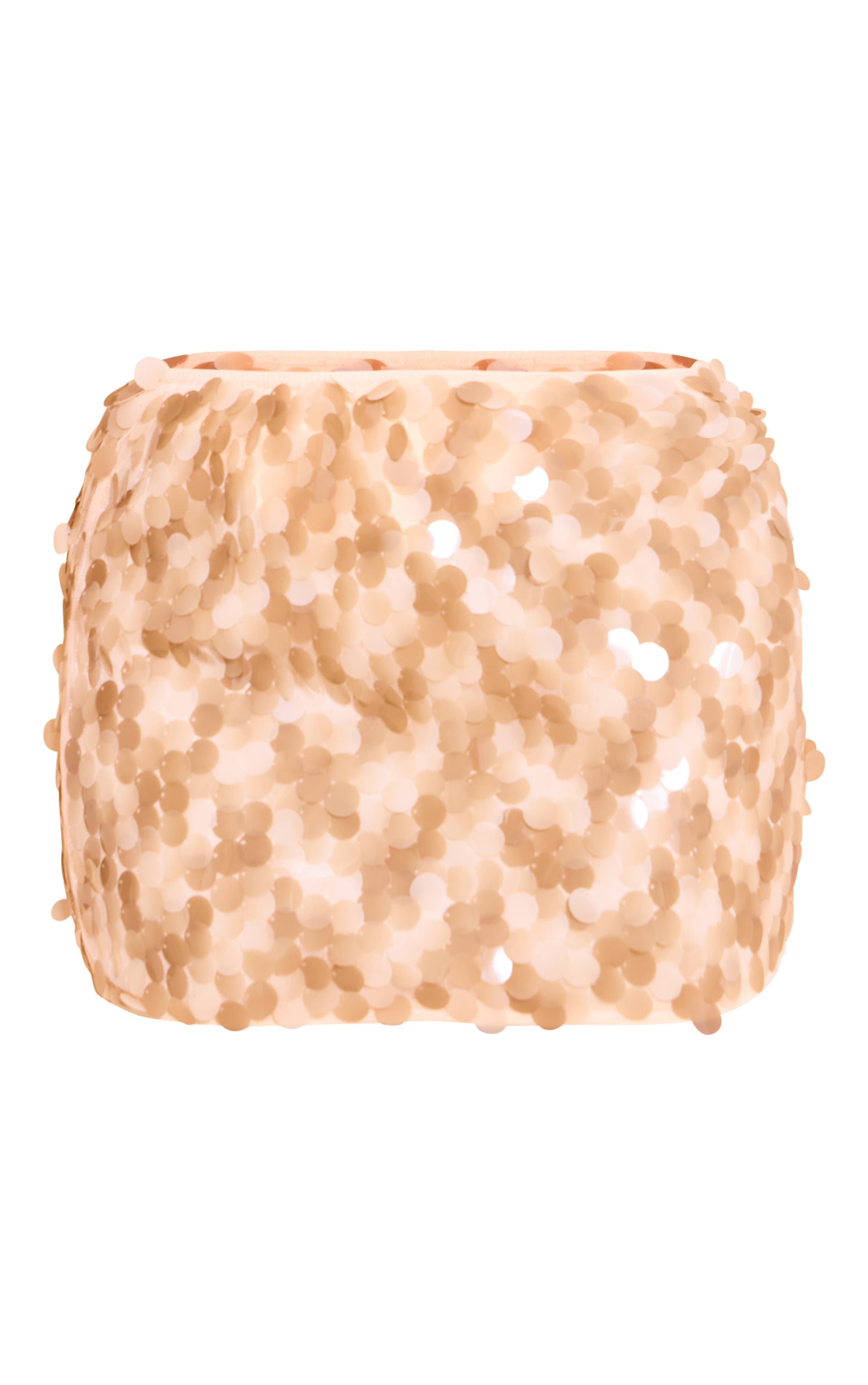 Shape Nude Tonal Sequin Mini Skirt image 6