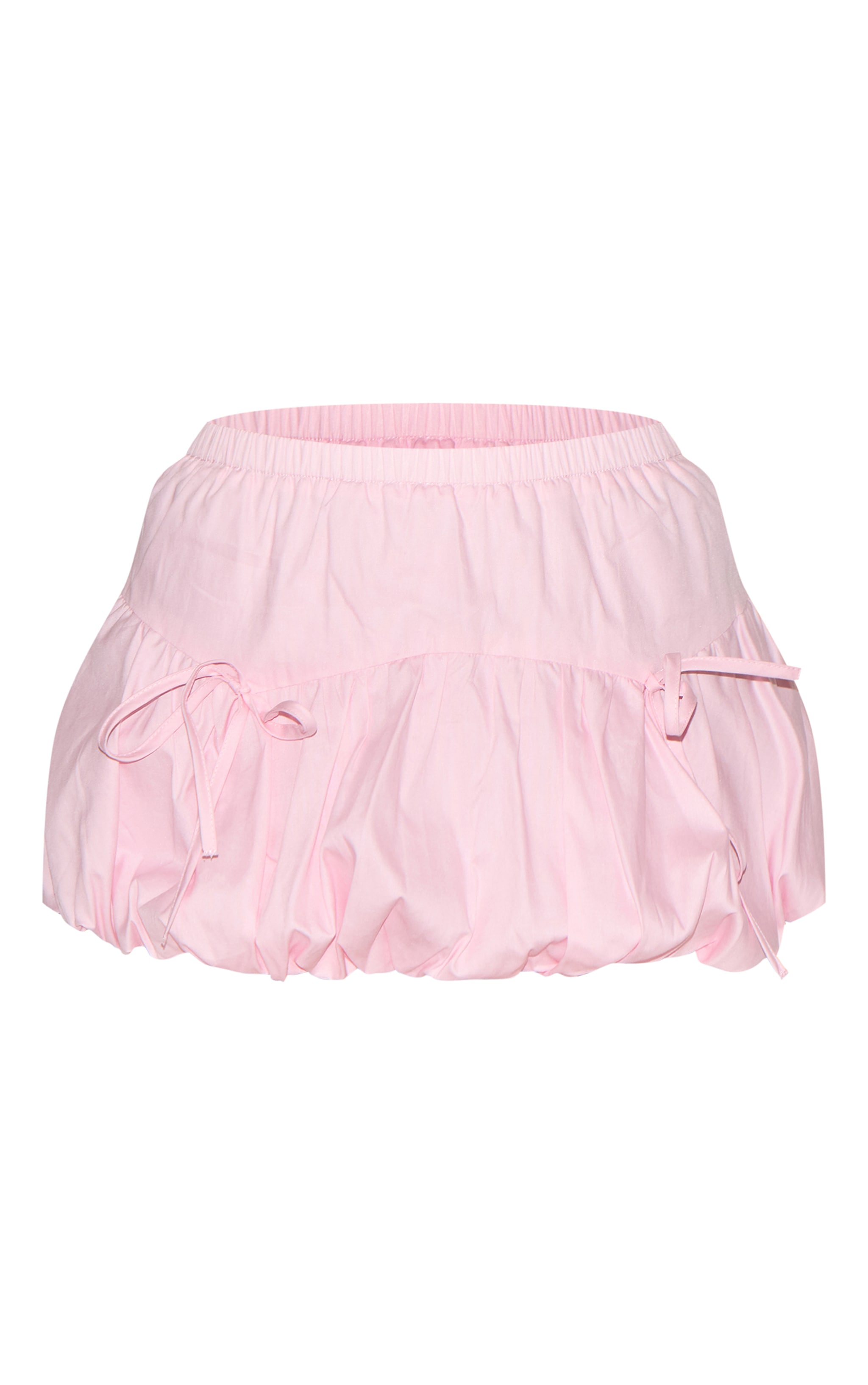 Rose Cotton Bow Detail Puffball Micro Mini Skirt image 6