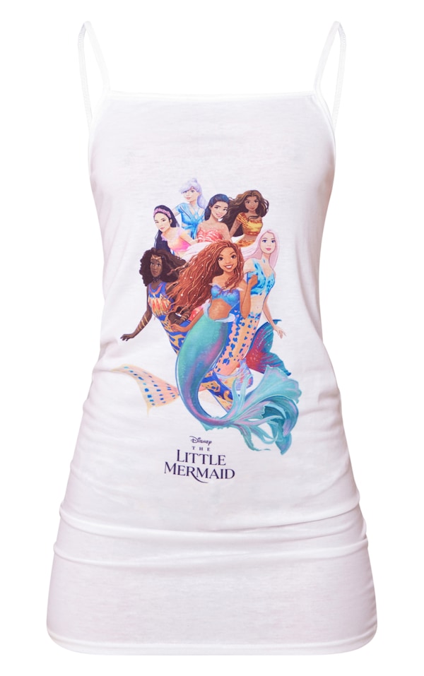 Multi Disney Little Mermaid Cami Slip Nightie PrettyLittleThing