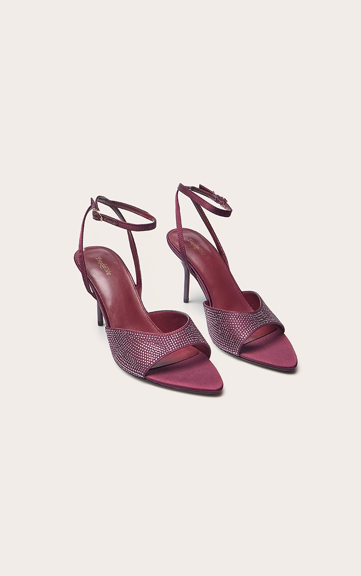 Plum Hot Fix Heeled Sandal image 3