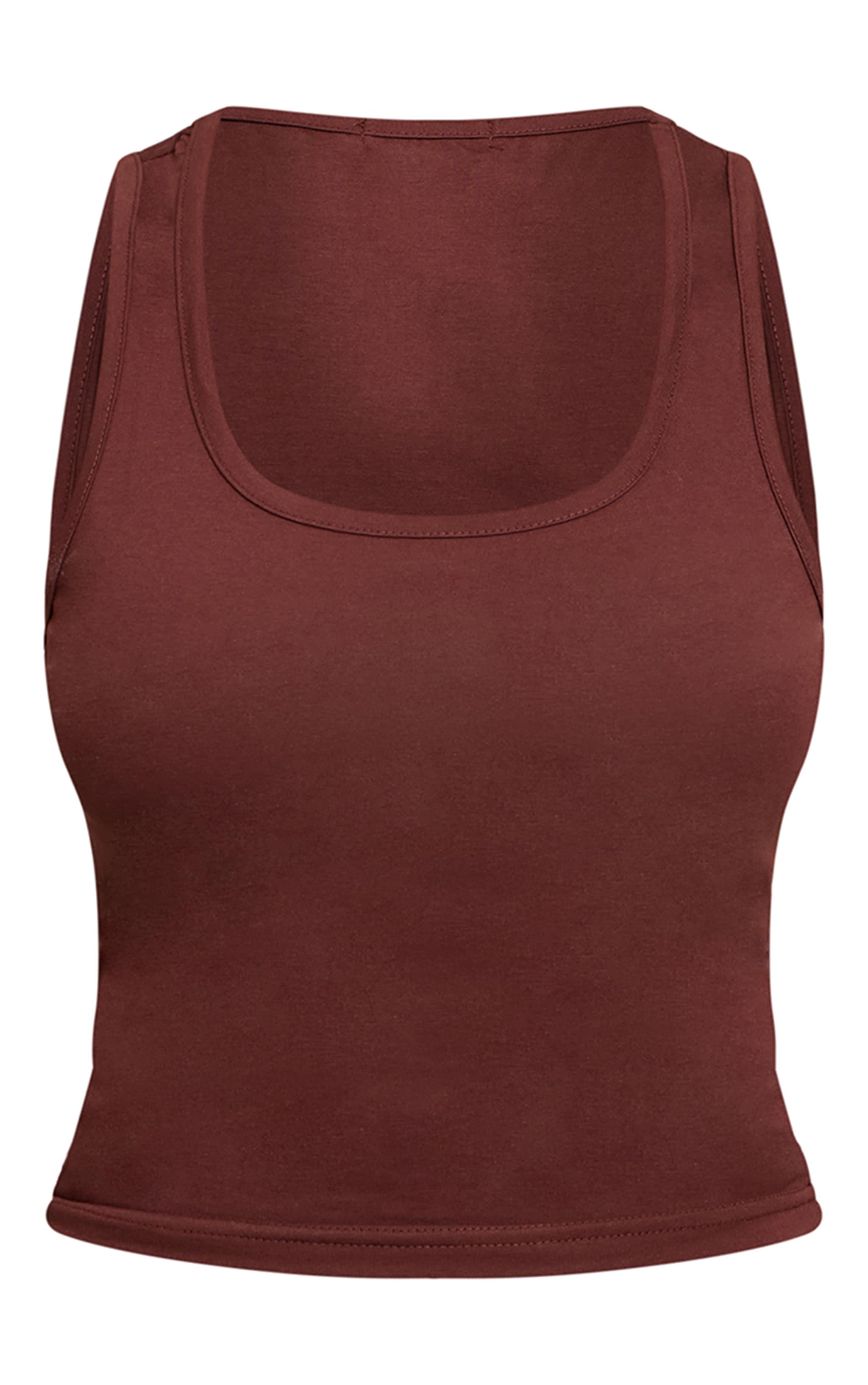 Shape CHOCOLATE Scoop Neck Vest Top image 5