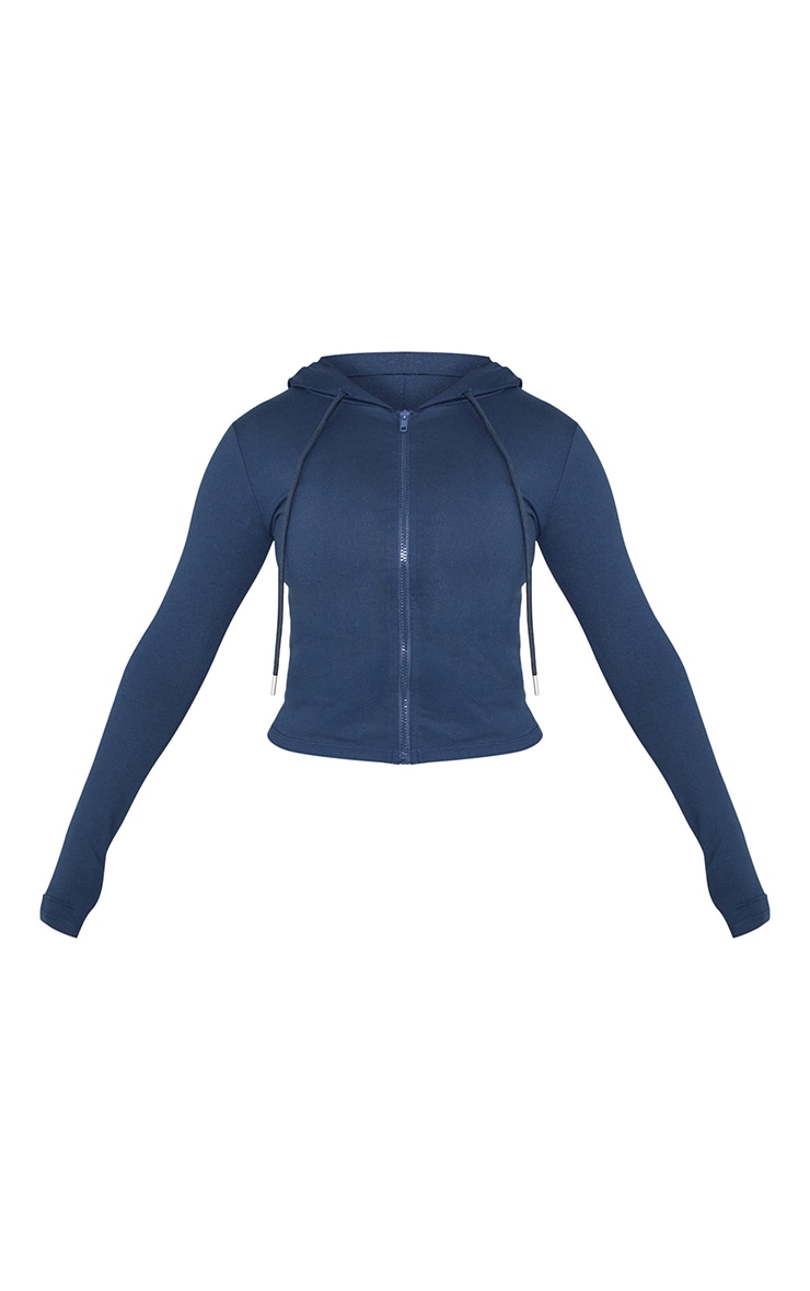 Shape NAVY Sculpt ZIP UP Hoodie image 5