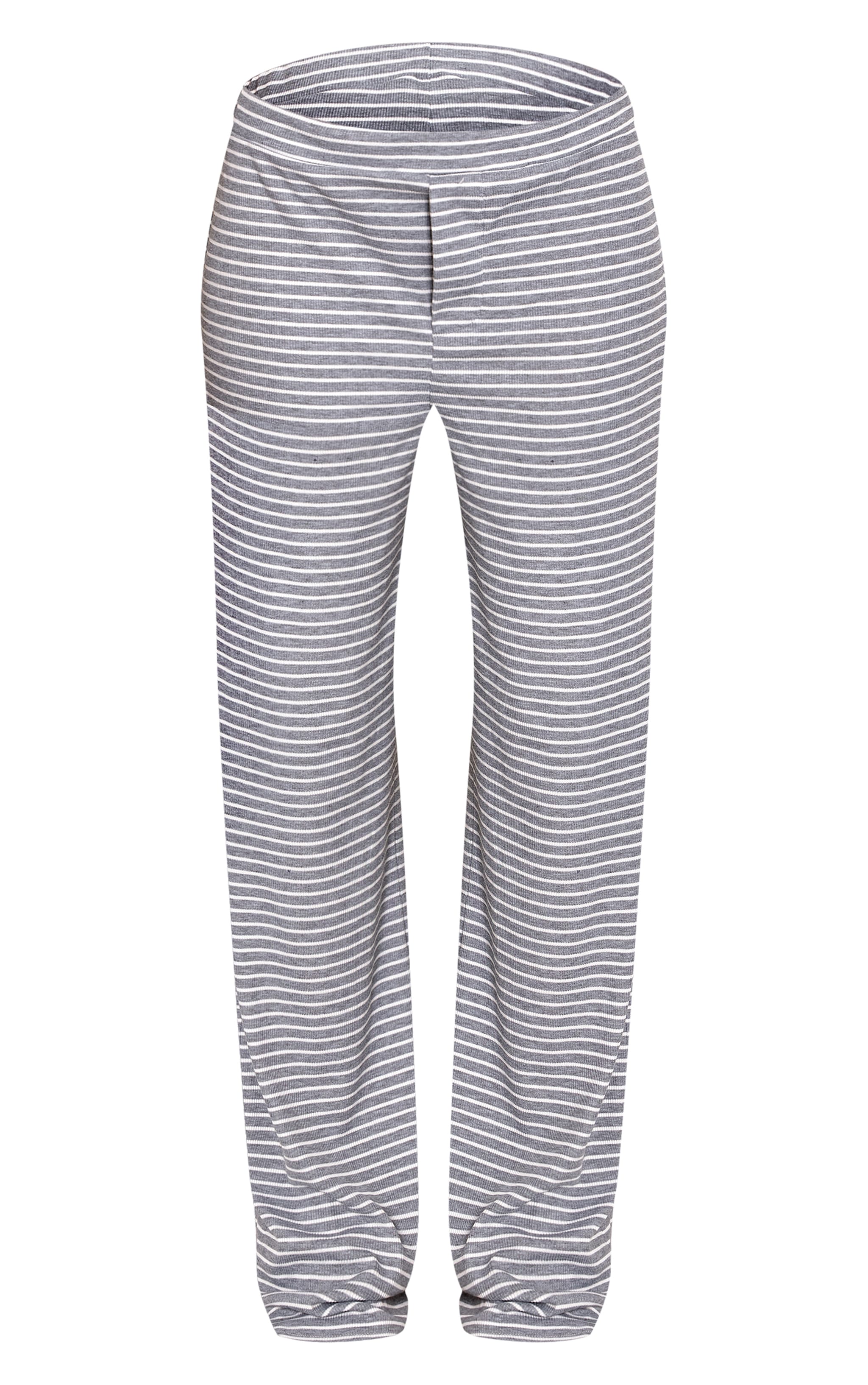 Tall Grey Marl Boyfriend Style Wide Leg Pant image 5