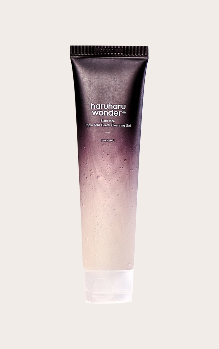Haruharu Wonder Black Rice Triple AHA Gentle Cleansing Gel Unscented 100ml image 1