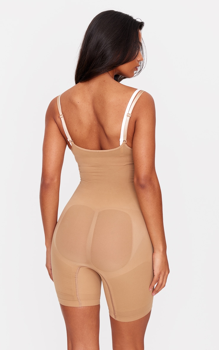 Nude Underbust Shapewear Bodysuit image 2