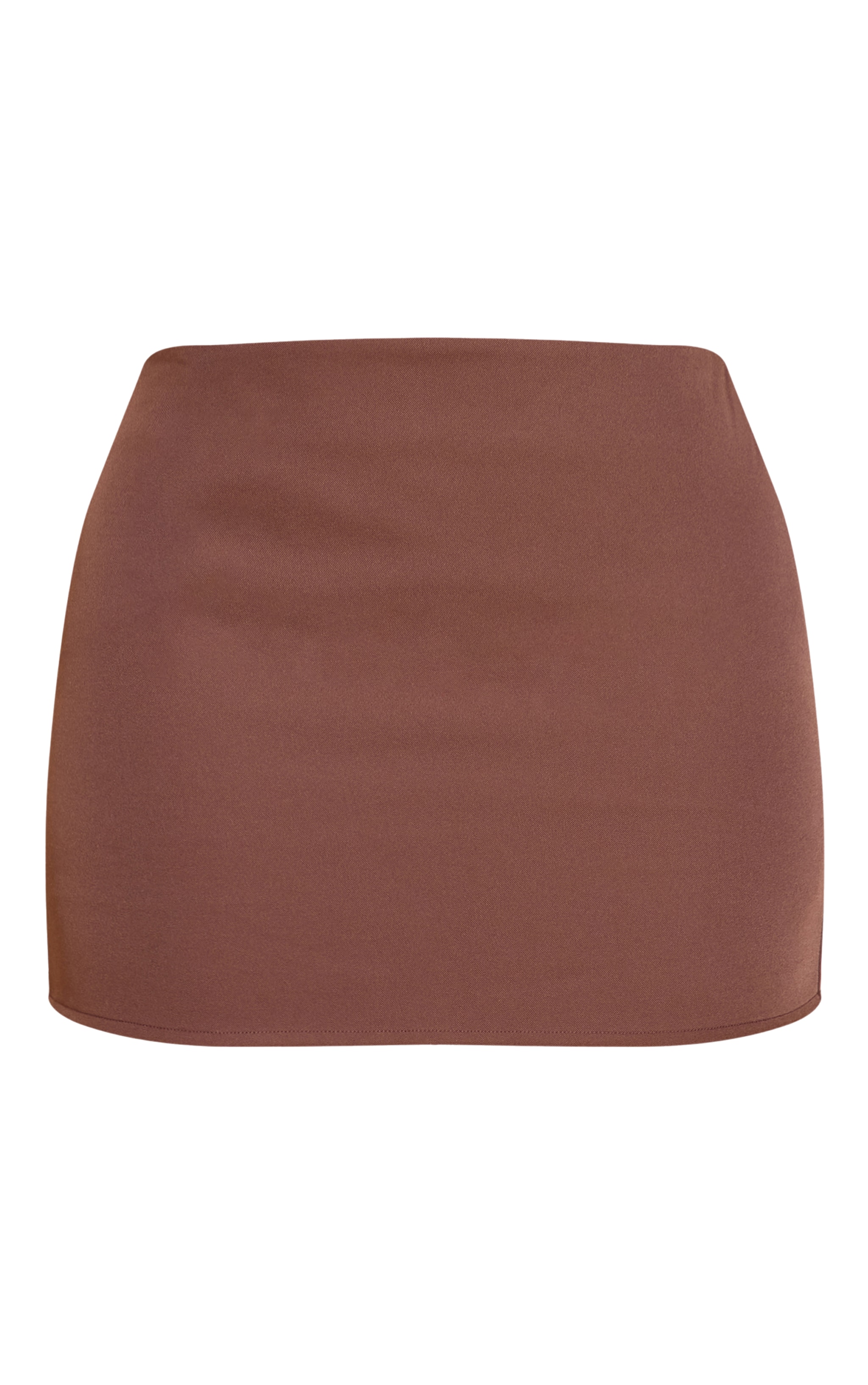 Shape Taupe High Waisted Woven Mini Skirt image 6