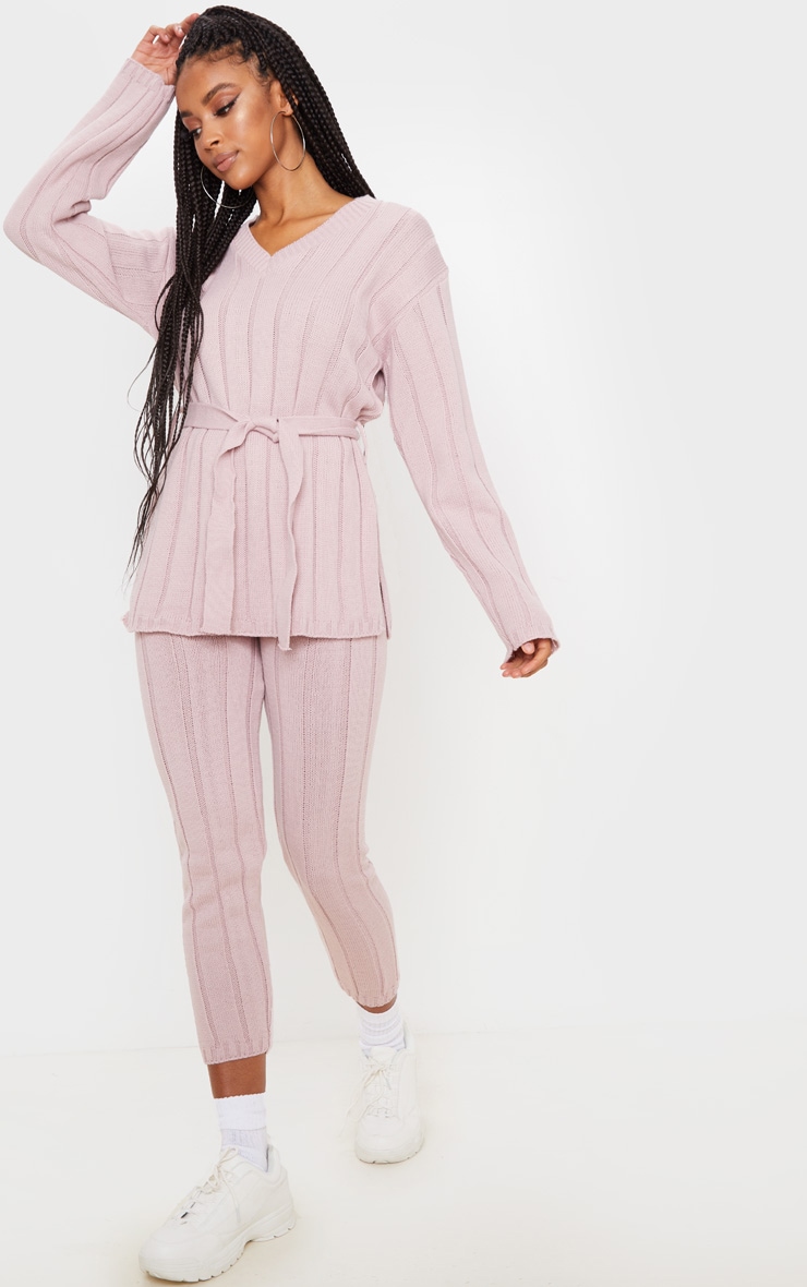 longline pink jumper