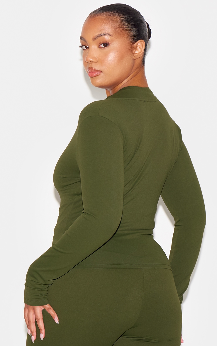 Khaki Sculpt Jacket image 7