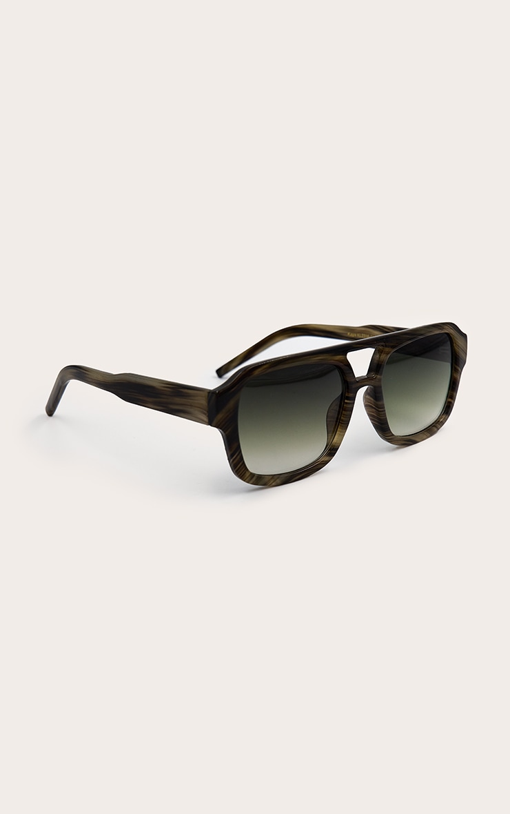 A.KJÆRBEDE Lunettes Aviateur Fumé Noir image 3
