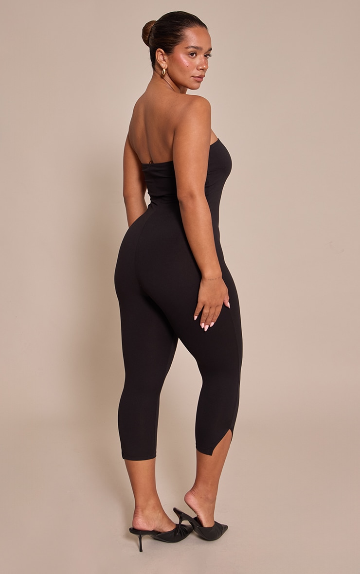 Shape Black Sculpt Bandeau Capri Jumpsuit image 2