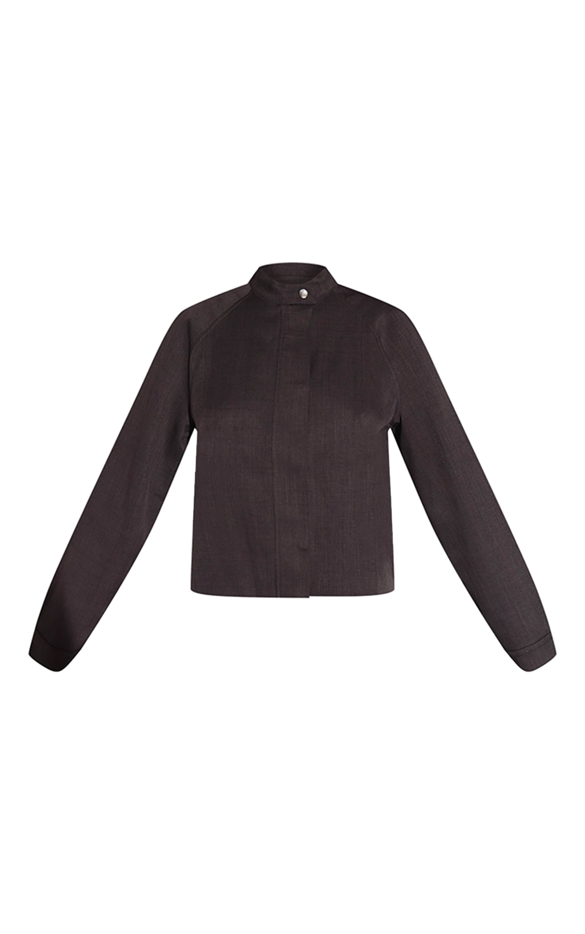 Dark Grey Tailored Moto Jacket image 5