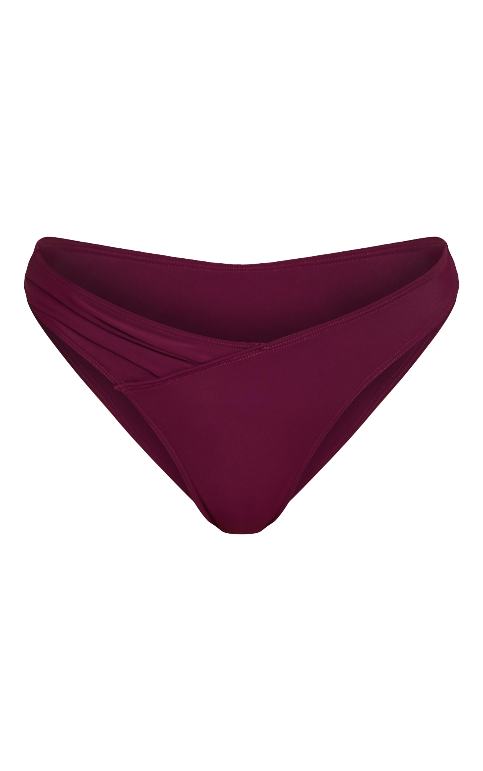 Purple Cross Front Tanga Bikini Bottom image 5
