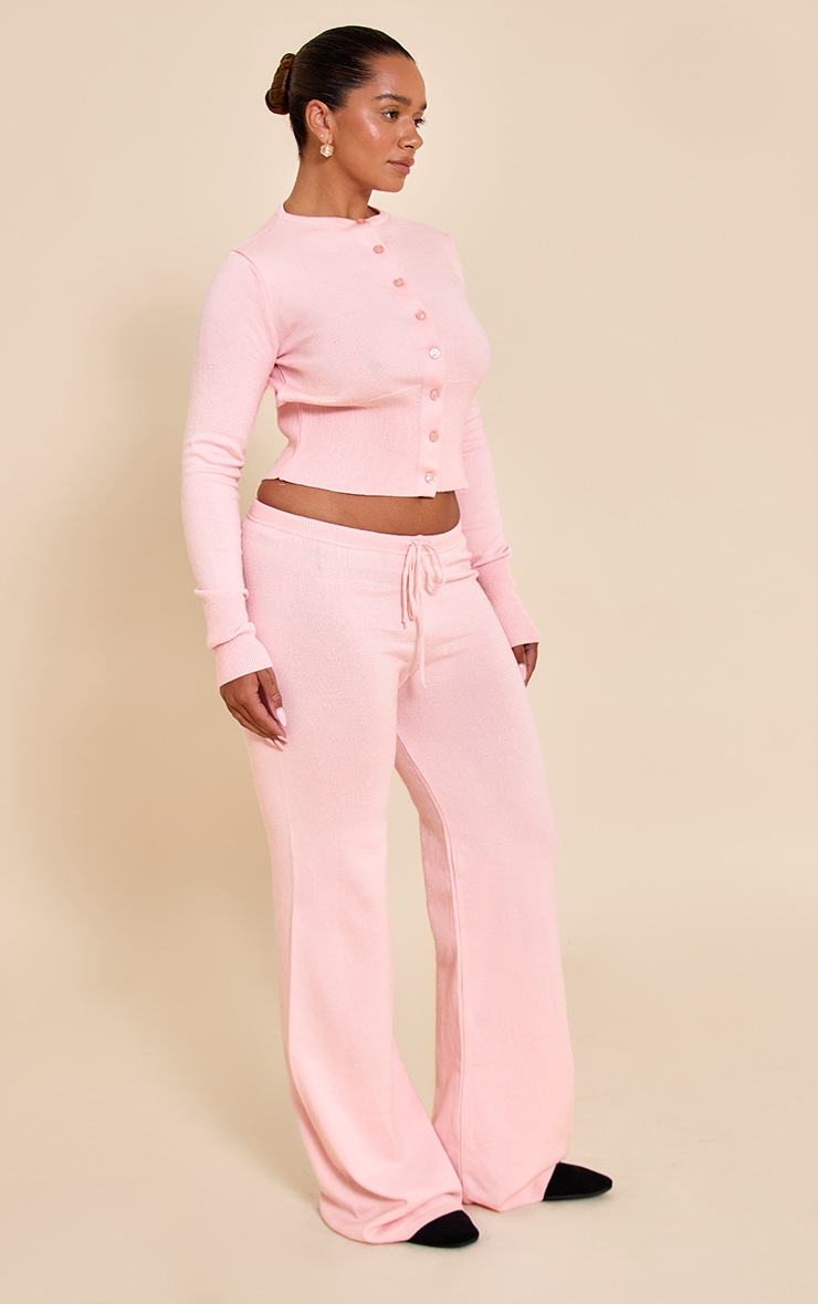 Shape PINK Knitted Tie Waist Pants image 2