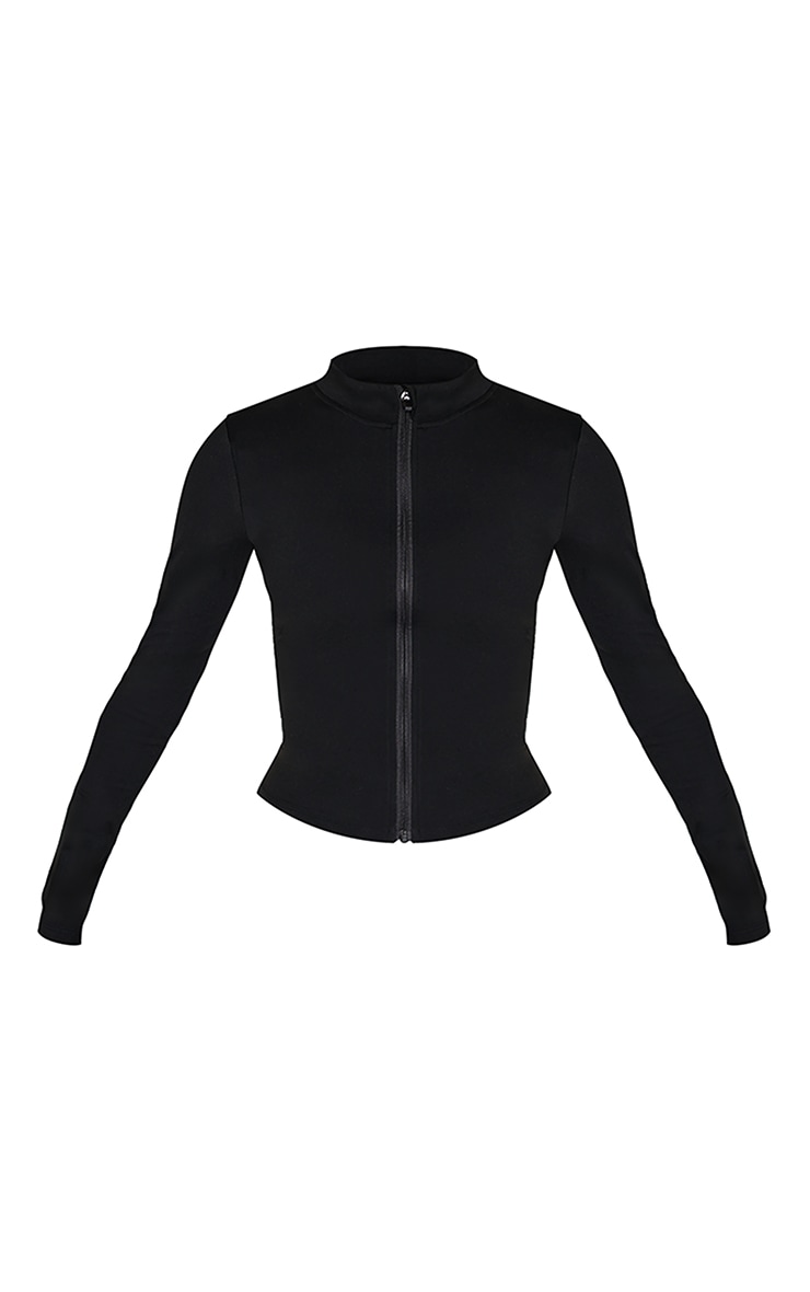 Petite Black Basic Sculpt Jacket image 5