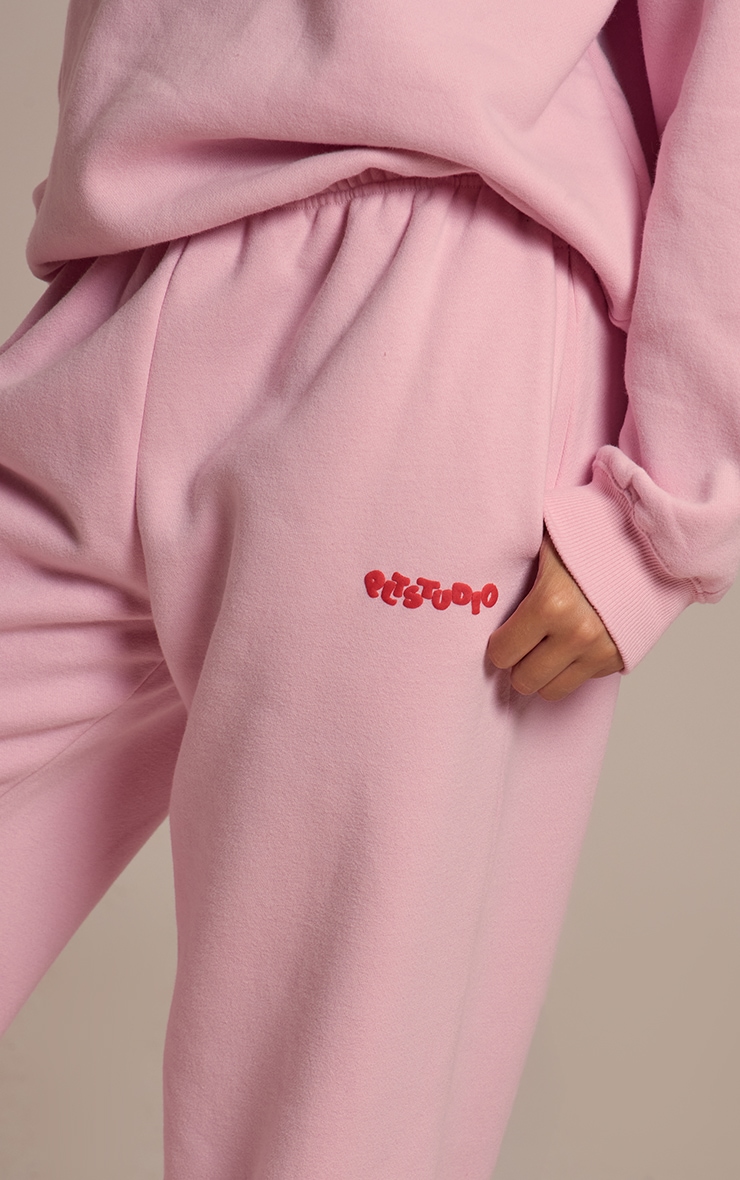 Pink Plt Studio Puff Print Thin Waistband Sweatpants image 4