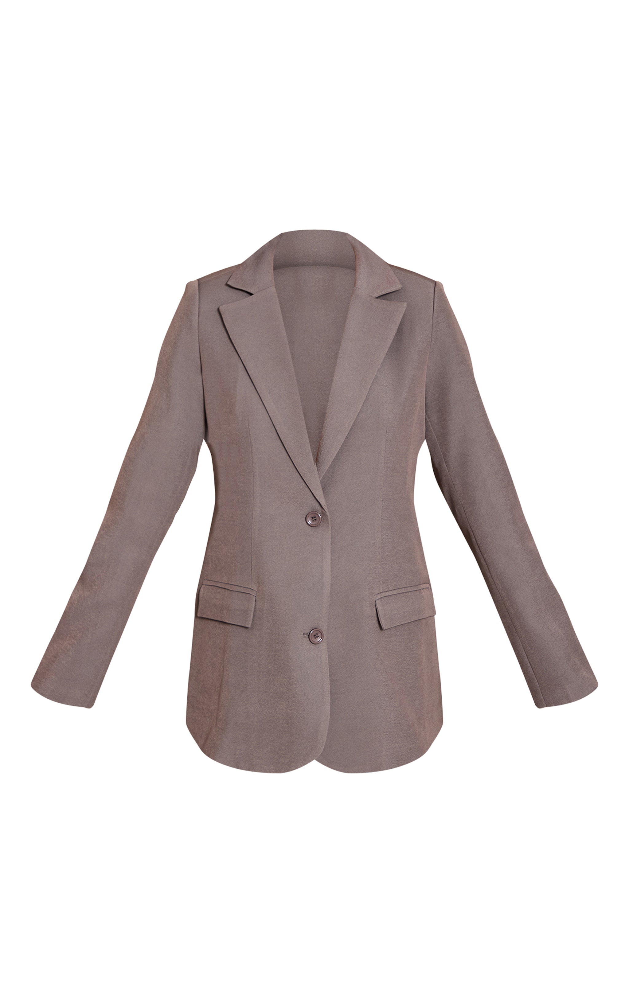 Grey Oversized Longline Blazer image 5