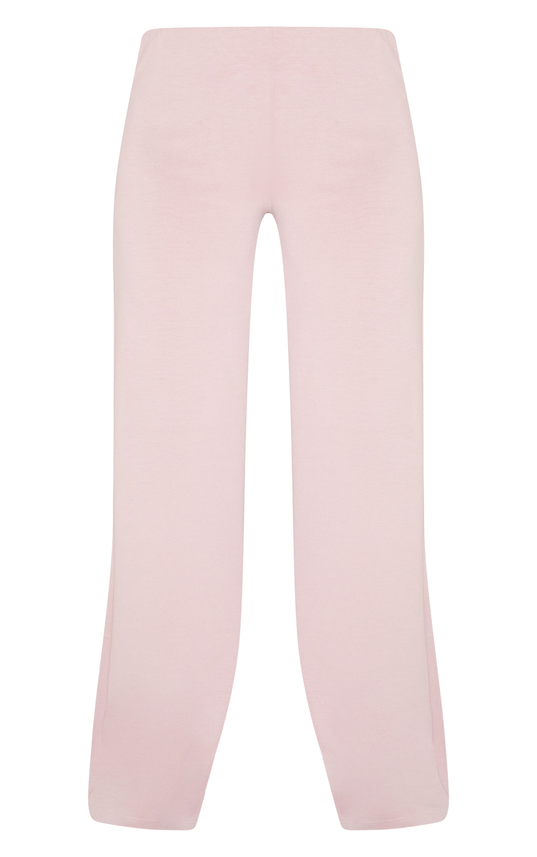 Dusty Pink Premium Soft Touch Low Rise Wide Leg Pants image 5