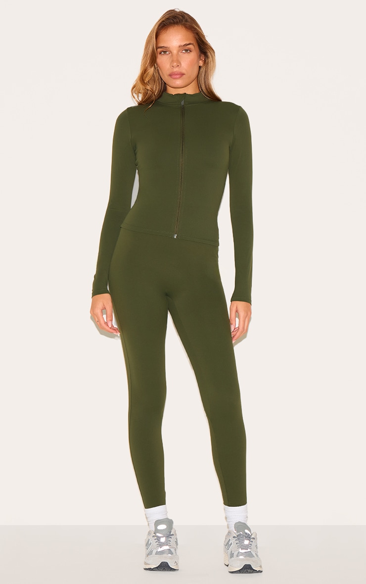Khaki Sculpt Jacket image 3