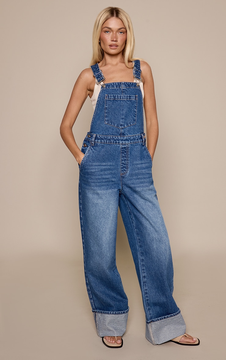 Dark Blue Classic Denim Dunagrees