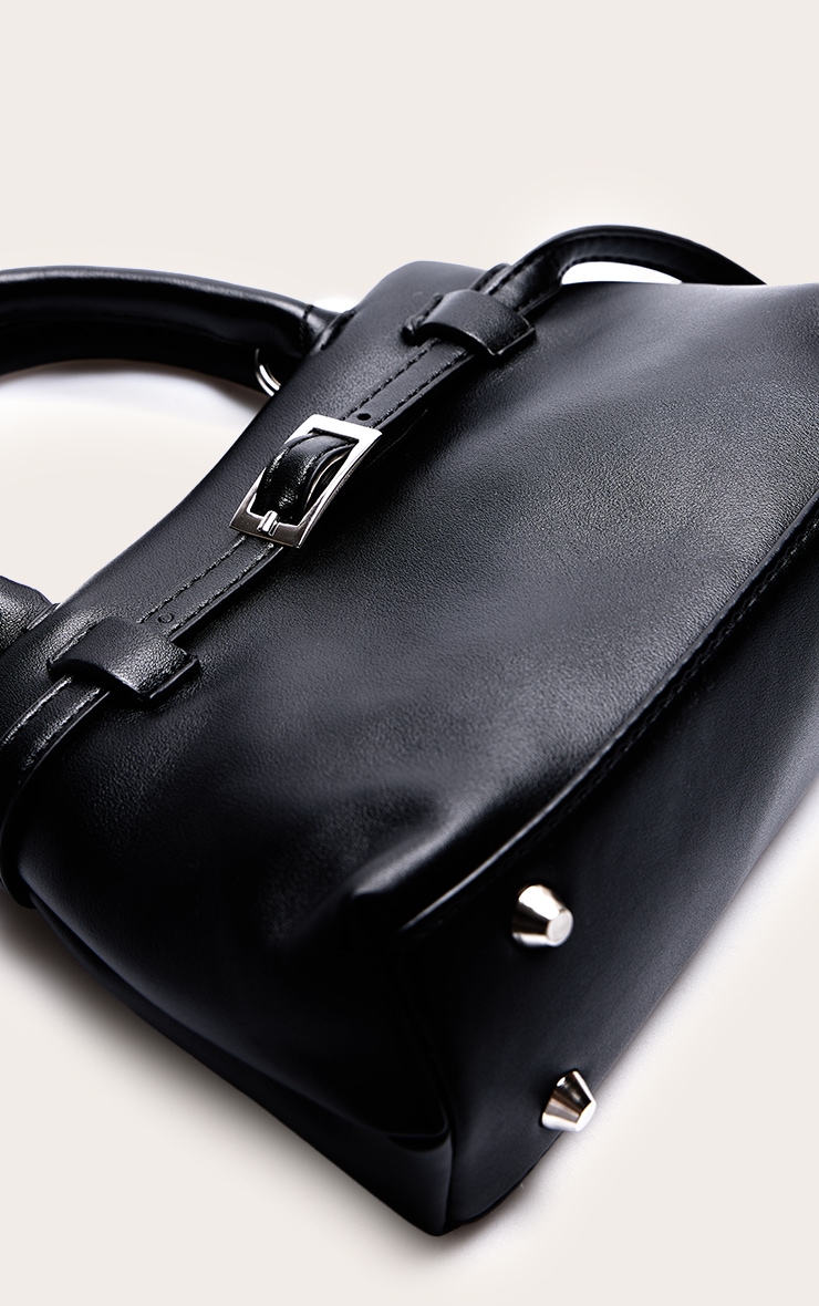 Black Belt Detail Mini Cross Body Bag image 5