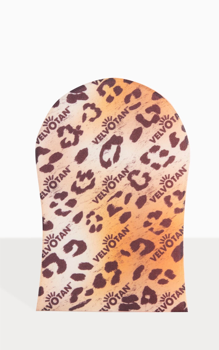 Velvotan Leopard Print Tanning Mitt