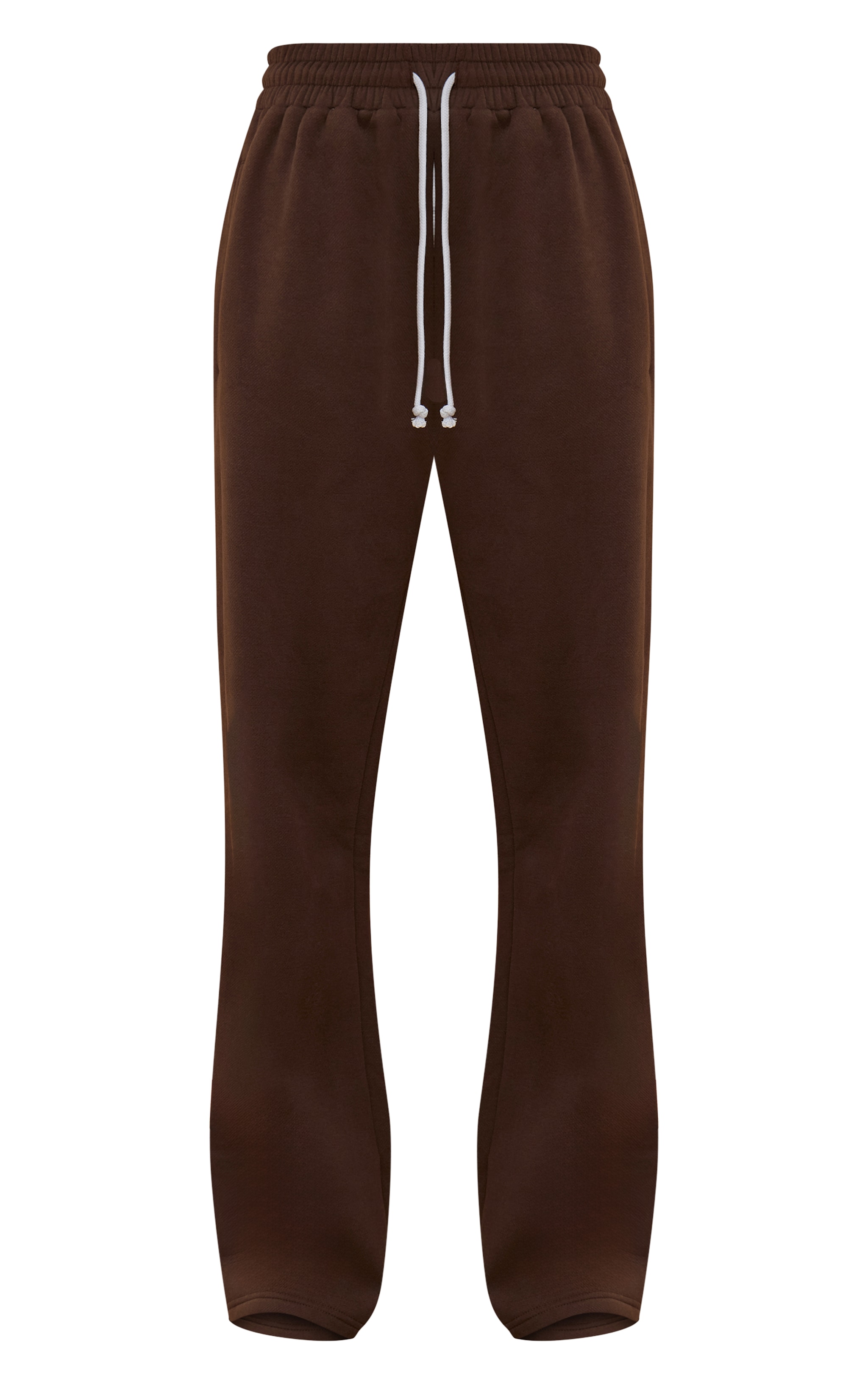 Chocolate Contrast Seam Drawcord Straight Leg Track Pant image 5