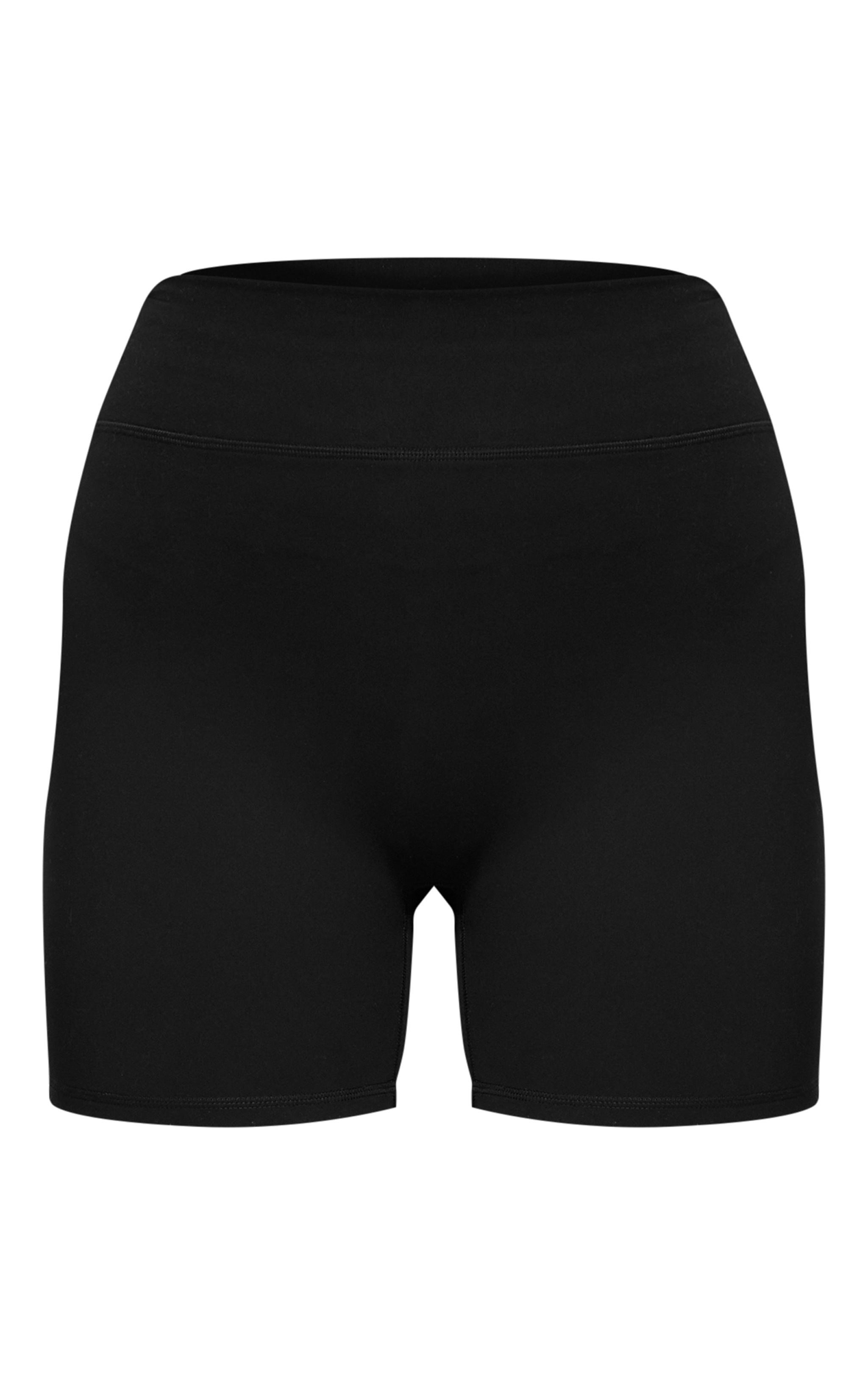Black Cotton Biker Shorts Bottoms PrettyLittleThing USA