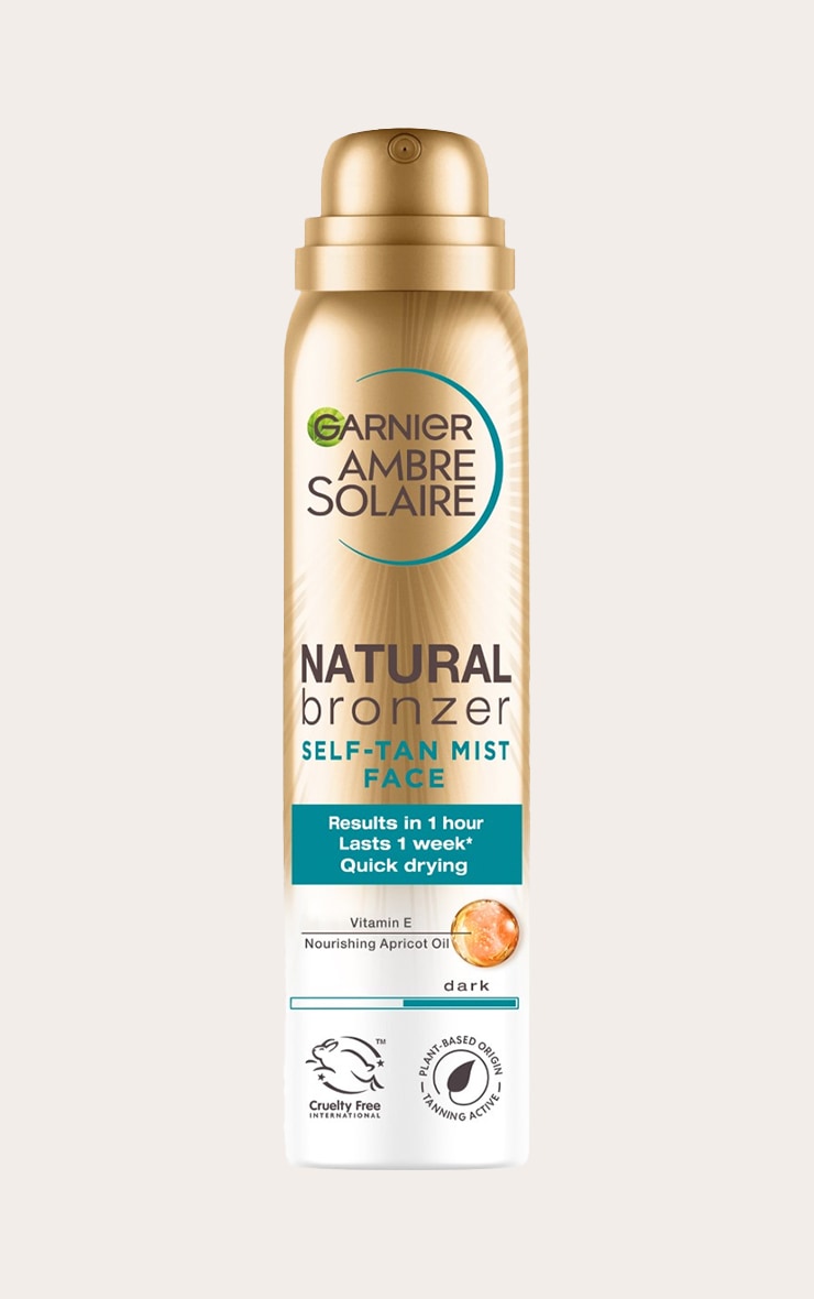 Garnier Ambre Solaire Natural Bronzer Face Tan Mist Sunkissed Glow 75ml image 1